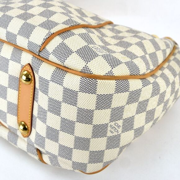 Louis Vuitton Galliera PM Tote Shoulder Bag Damier Azur White - Picture 7 of 13
